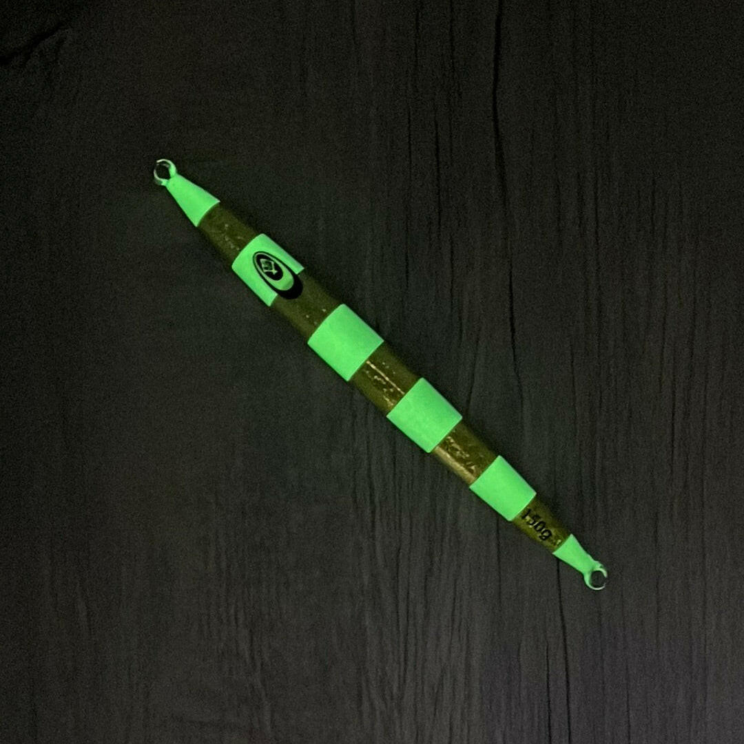 "Torpedo" Chartreuse UV/Glow" Slow Pitch Jig