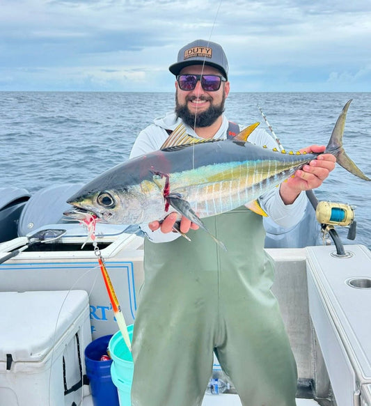 "Octo Glo" Tangerine Slow Pitch Jig