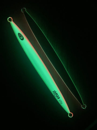 Torpedo "Super Glow with reflective belly" Slow Pitch Jig