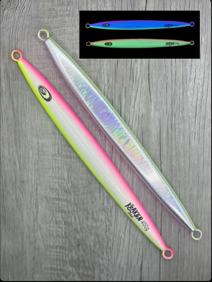 Torpedo "Super Glow with reflective belly" Slow Pitch Jig