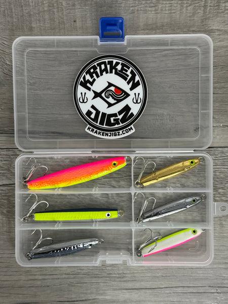 casting plastic fishing lures Casting Jig- Explorer Pack – Kraken Jigz